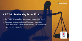 AIBE XVIII Re-checking Result 2023 Soon; Check Details Here